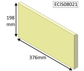 ECIS08021 Parkray Upper Rear Brick  |  Aspect 8 Slimline